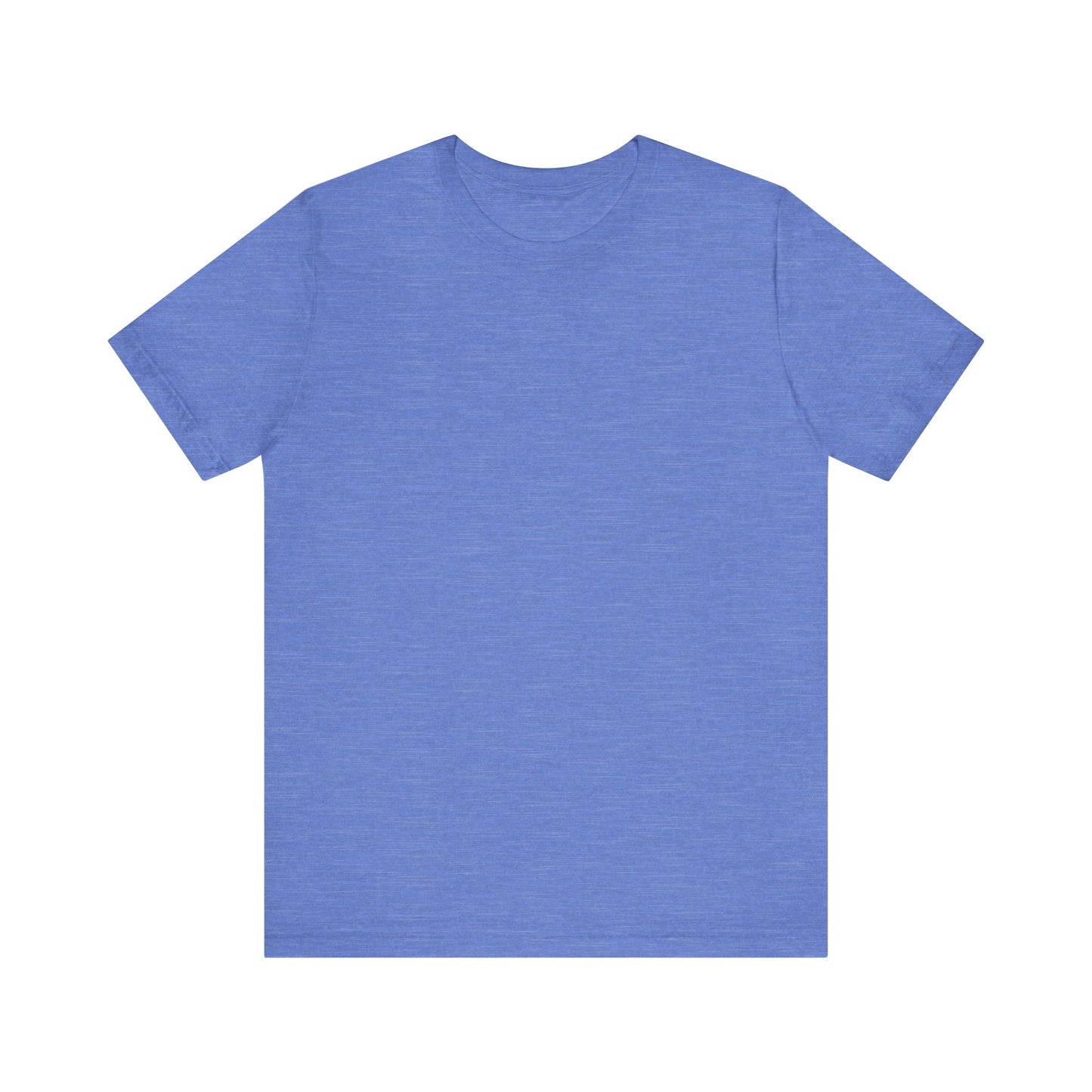 Unisex Heather Columbia Blue Light Blend Jersey Short Sleeve T Shirt
