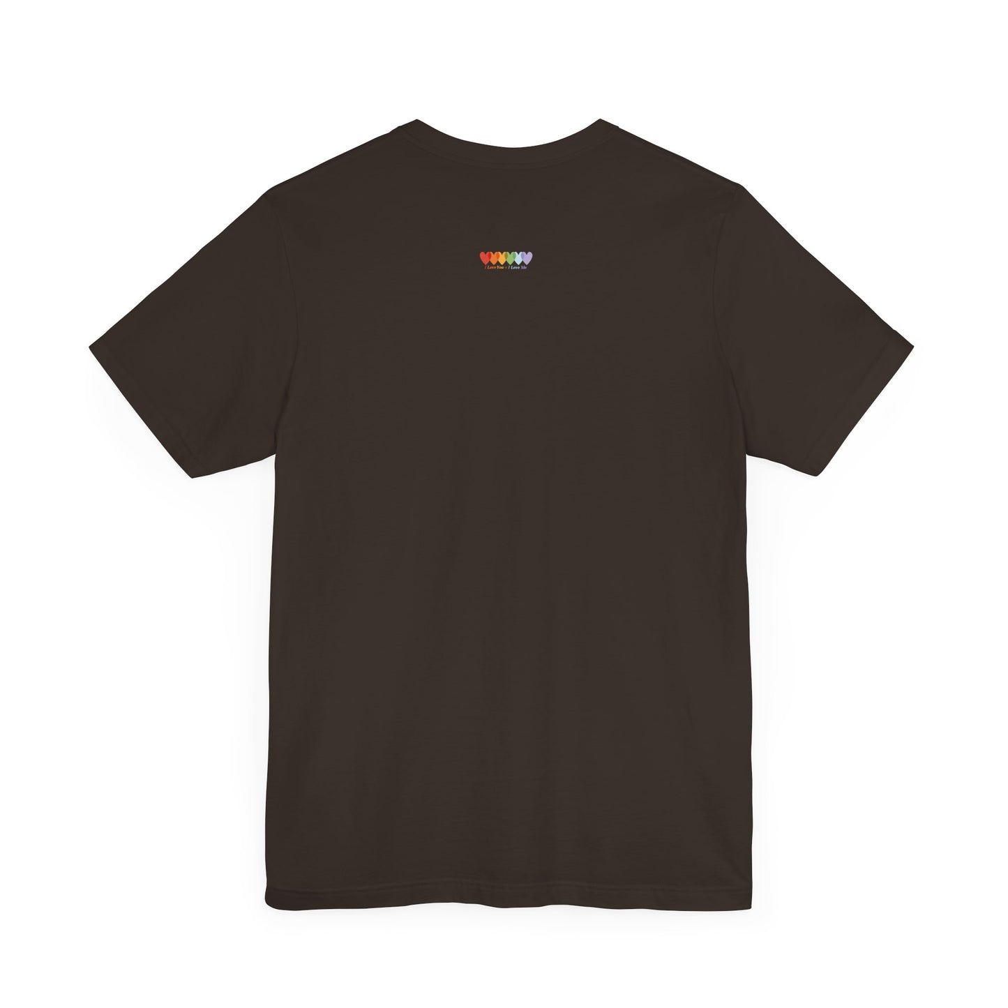 Unisex Chocolate Brown Light Blend Jersey Short Sleeve T Shirt