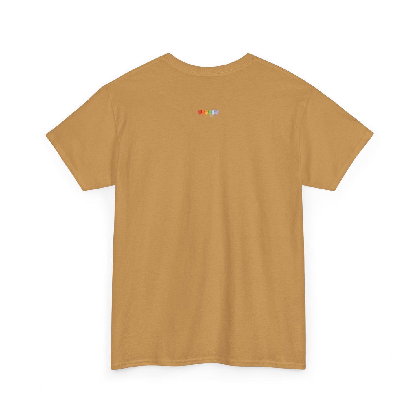 Unisex Old Gold Medium Blend Cotton Short Sleeve T Shirt