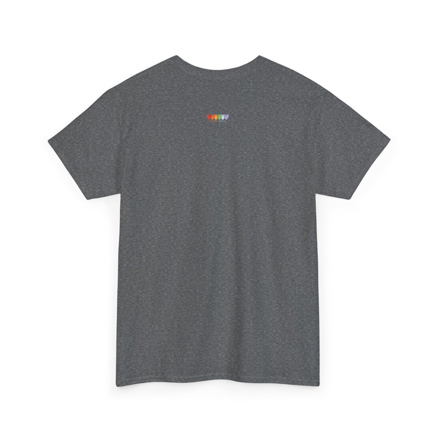 Unisex Graphite Heather Grey Medium Blend Cotton Short Sleeve T Shirt