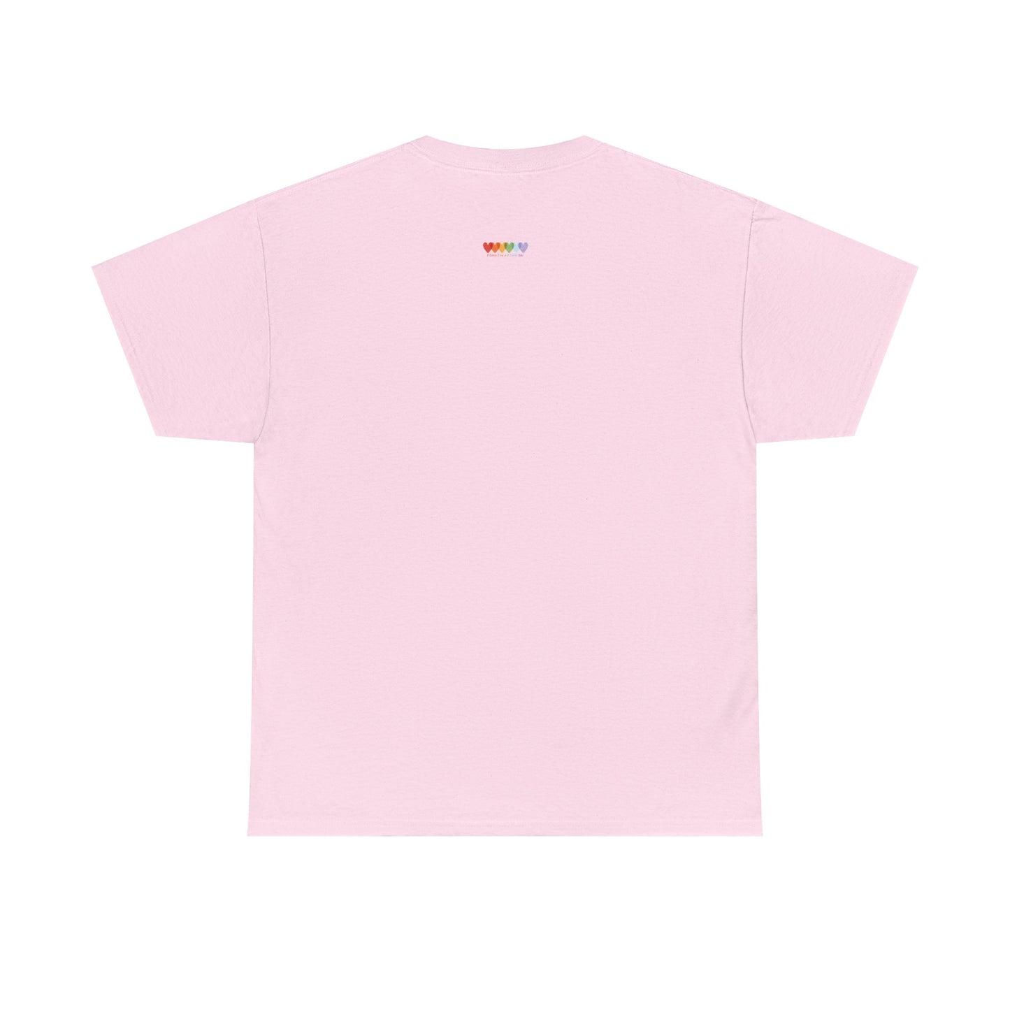 Unisex Ice Cream Pink Medium Blend Cotton Short Sleeve T Shirt
