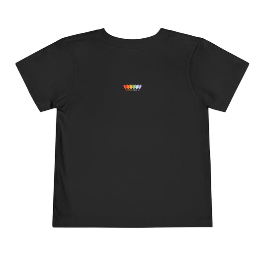 Toddler's Panther Black Short Sleeve Light Blend T Shirt