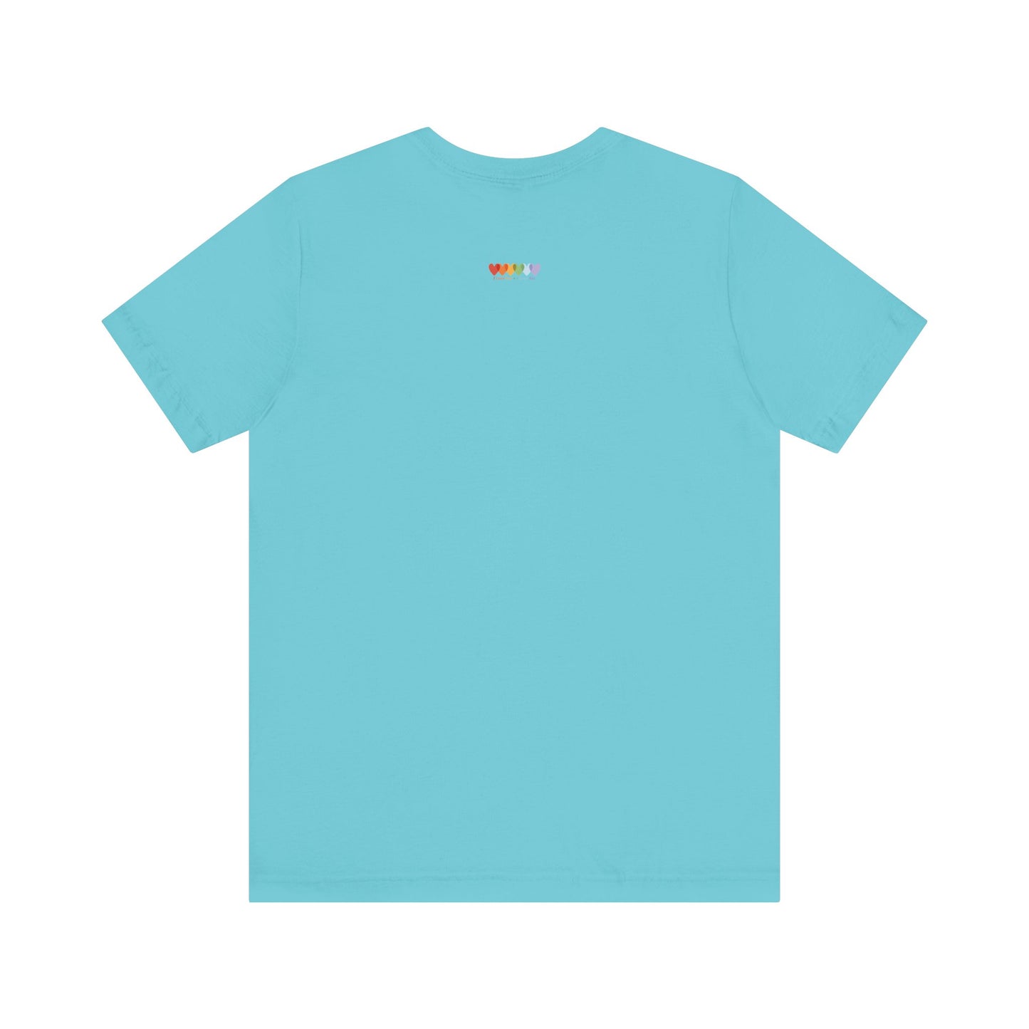 Unisex Turquoise Blue Light Blend Jersey Short Sleeve T Shirt