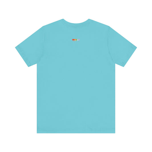 Unisex Turquoise Blue Light Blend Jersey Short Sleeve T Shirt