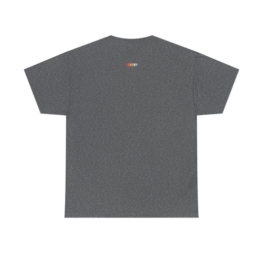 Unisex Graphite Heather Grey Medium Blend Cotton Short Sleeve T Shirt