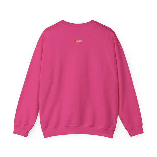 Unisex Flamingo Pink Medium Heavy Blend ™ Crewneck Sweatshirt