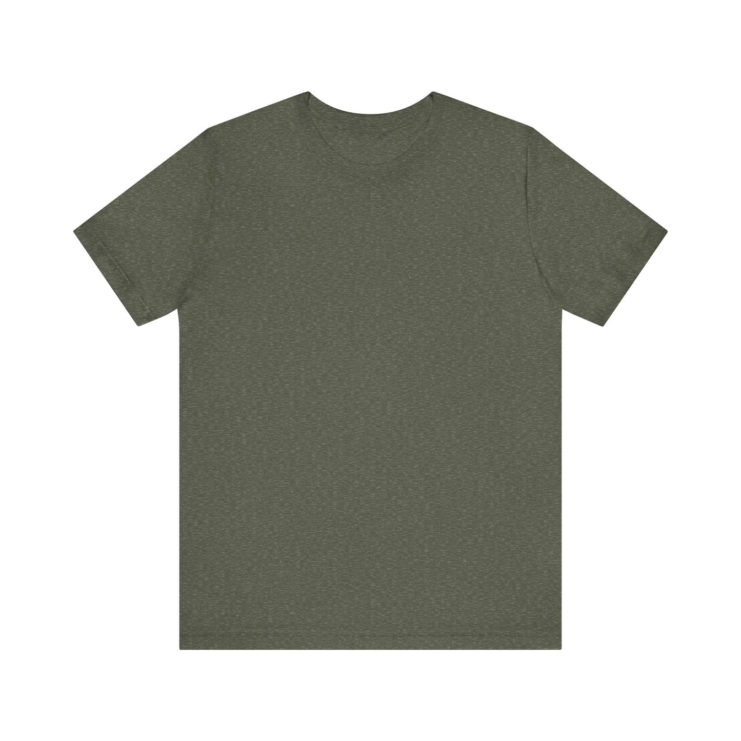 Unisex Heather Military Green Light Blend Jersey Short Sleeve T Shirt