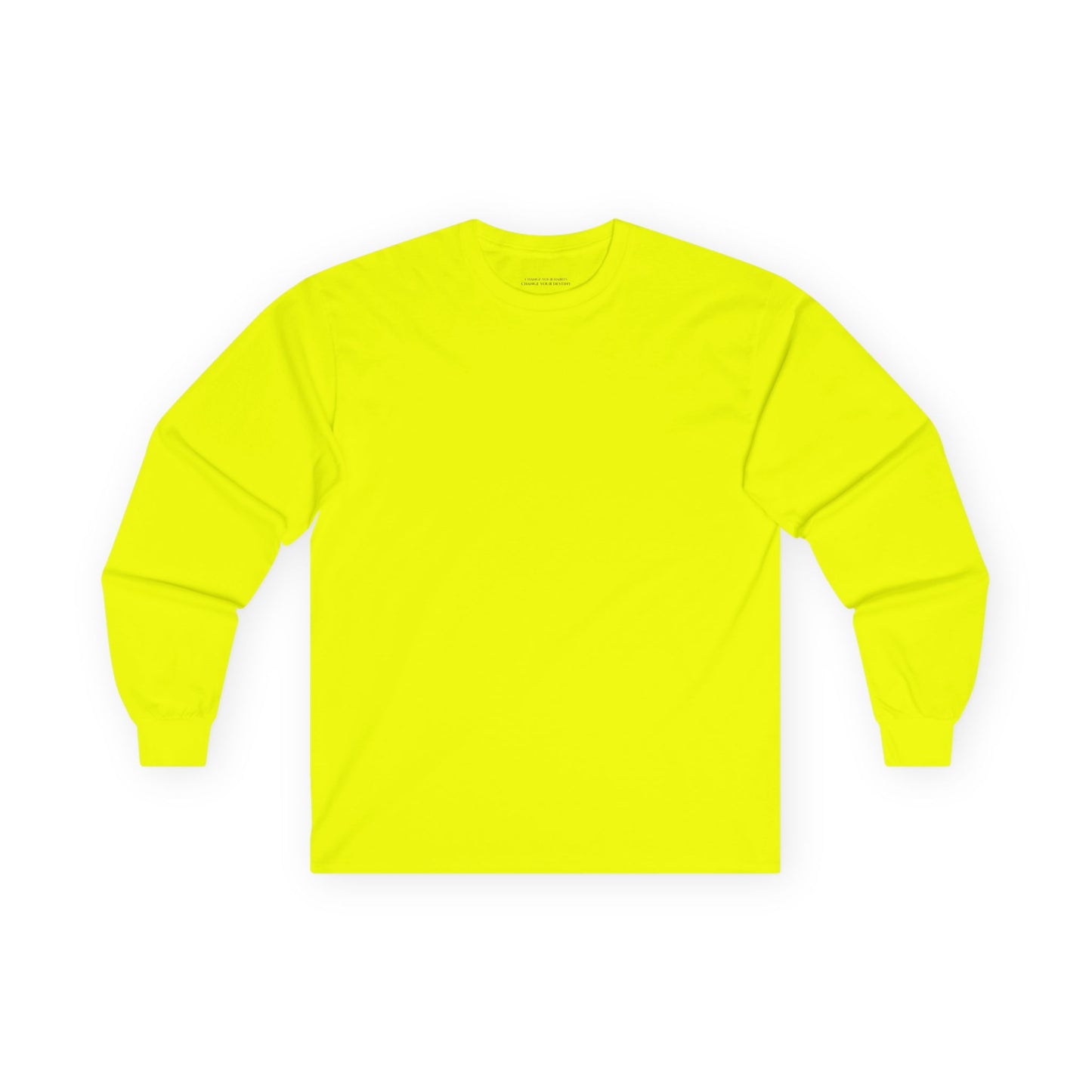Change Your Habits Change Your Destiny - Unisex Ultra Cotton Long Sleeve Tee