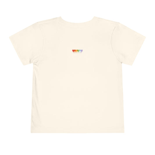 Toddler's Natural Brown Short Sleeve Light Blend T Shirt