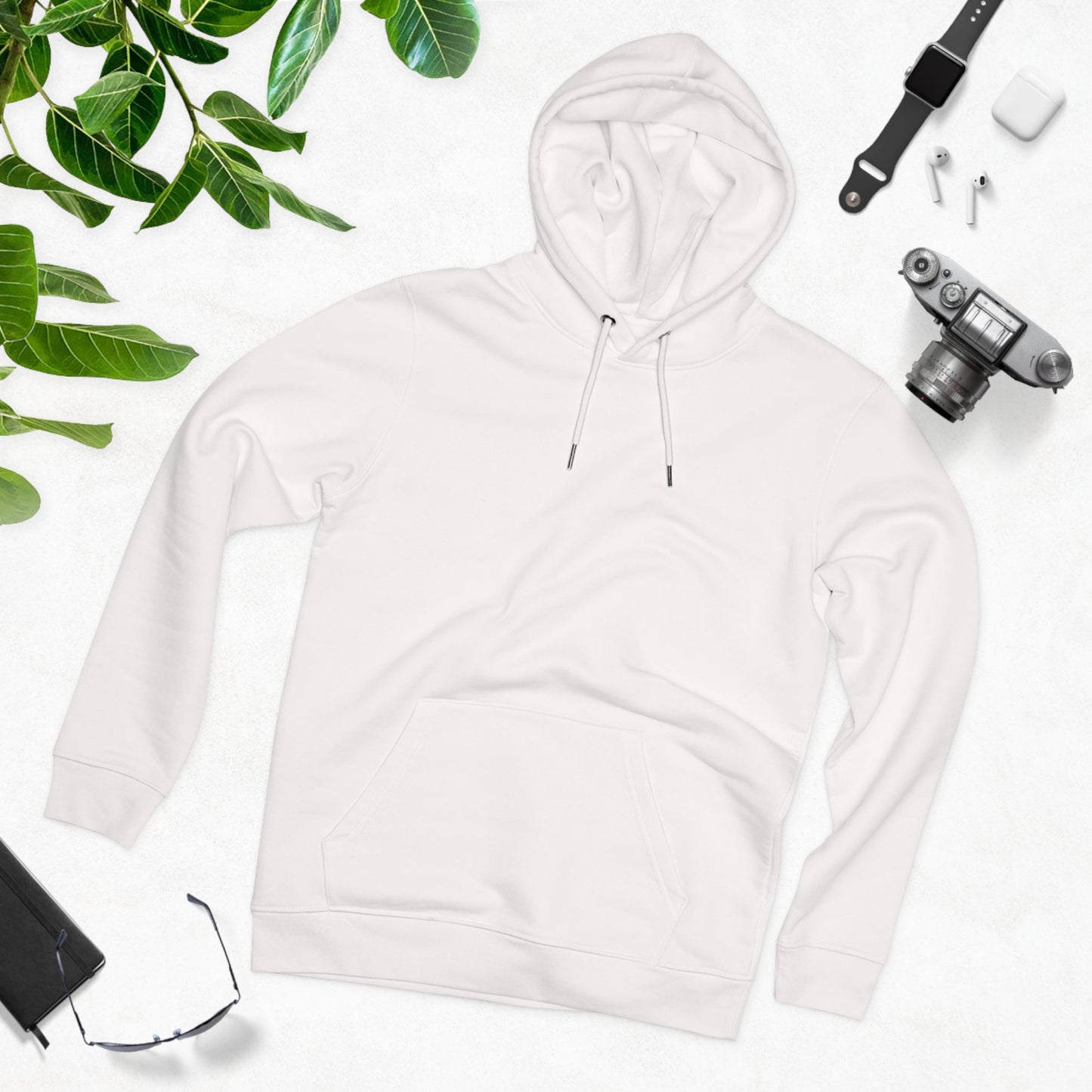 Unisex Off White Organic Heavy Blend Cruiser Hoodie