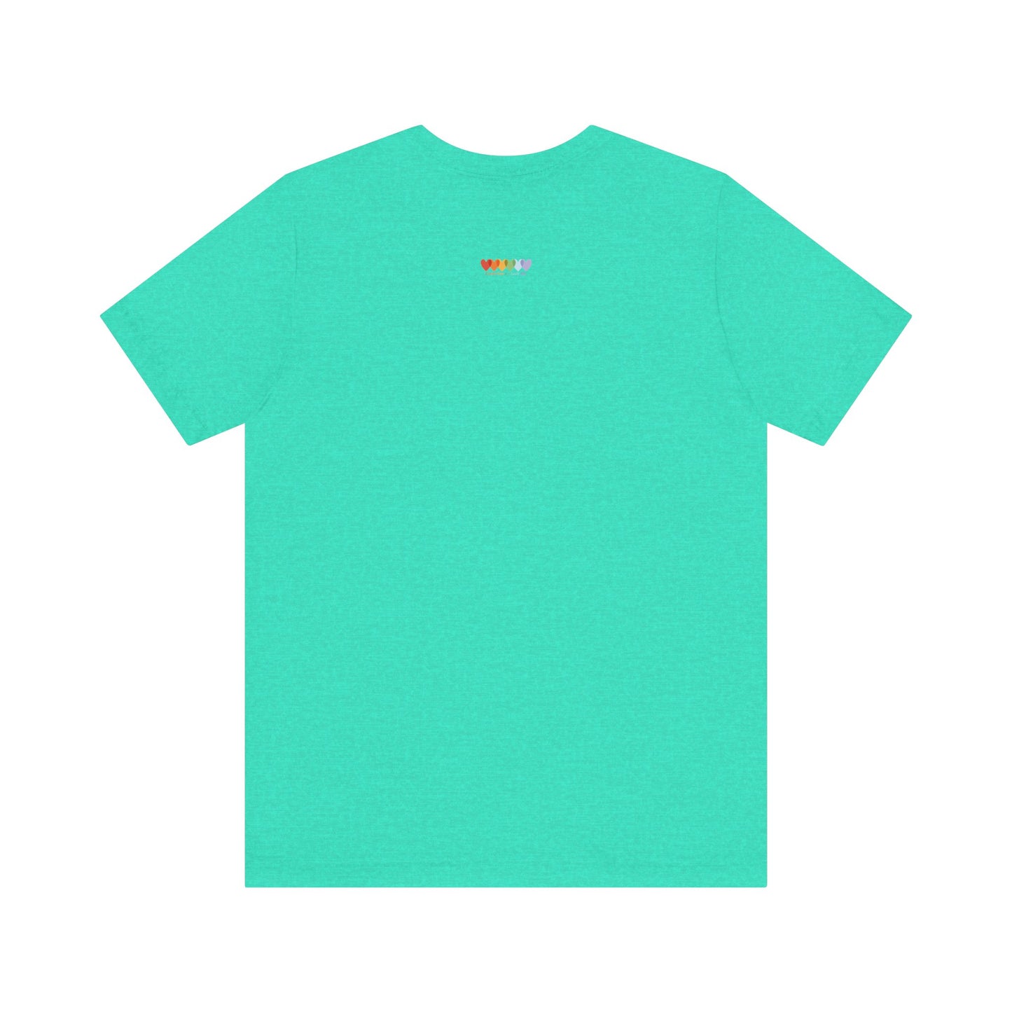 Unisex Heather Sea Green Light Blend Jersey Short Sleeve T Shirt