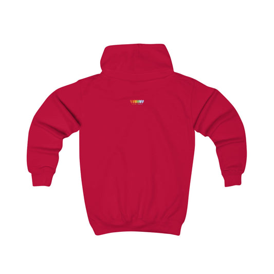 Children's Fire Red Medium-Heavy Blend Hoodie