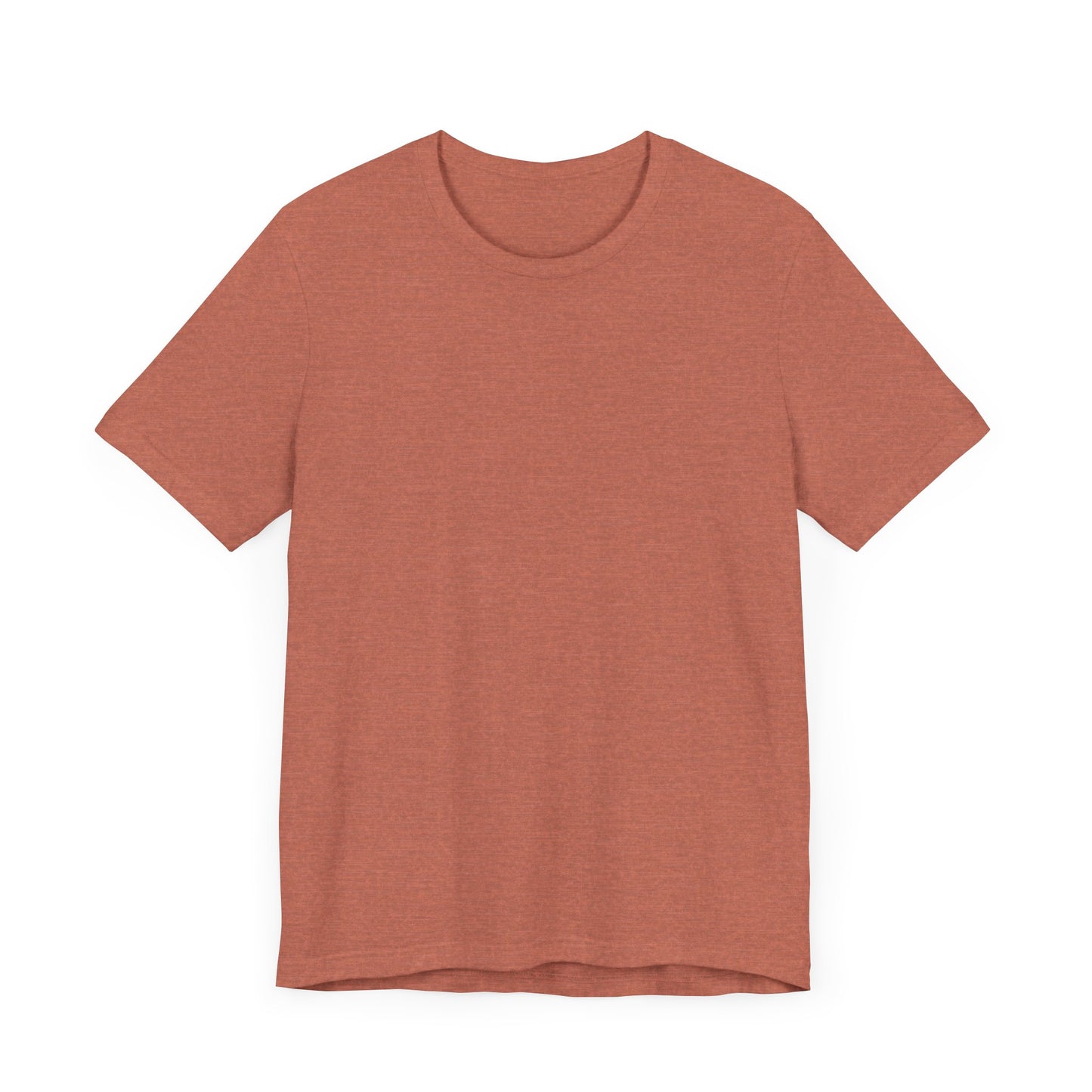 Unisex Heather Clay Brown Light Blend Jersey Short Sleeve T Shirt