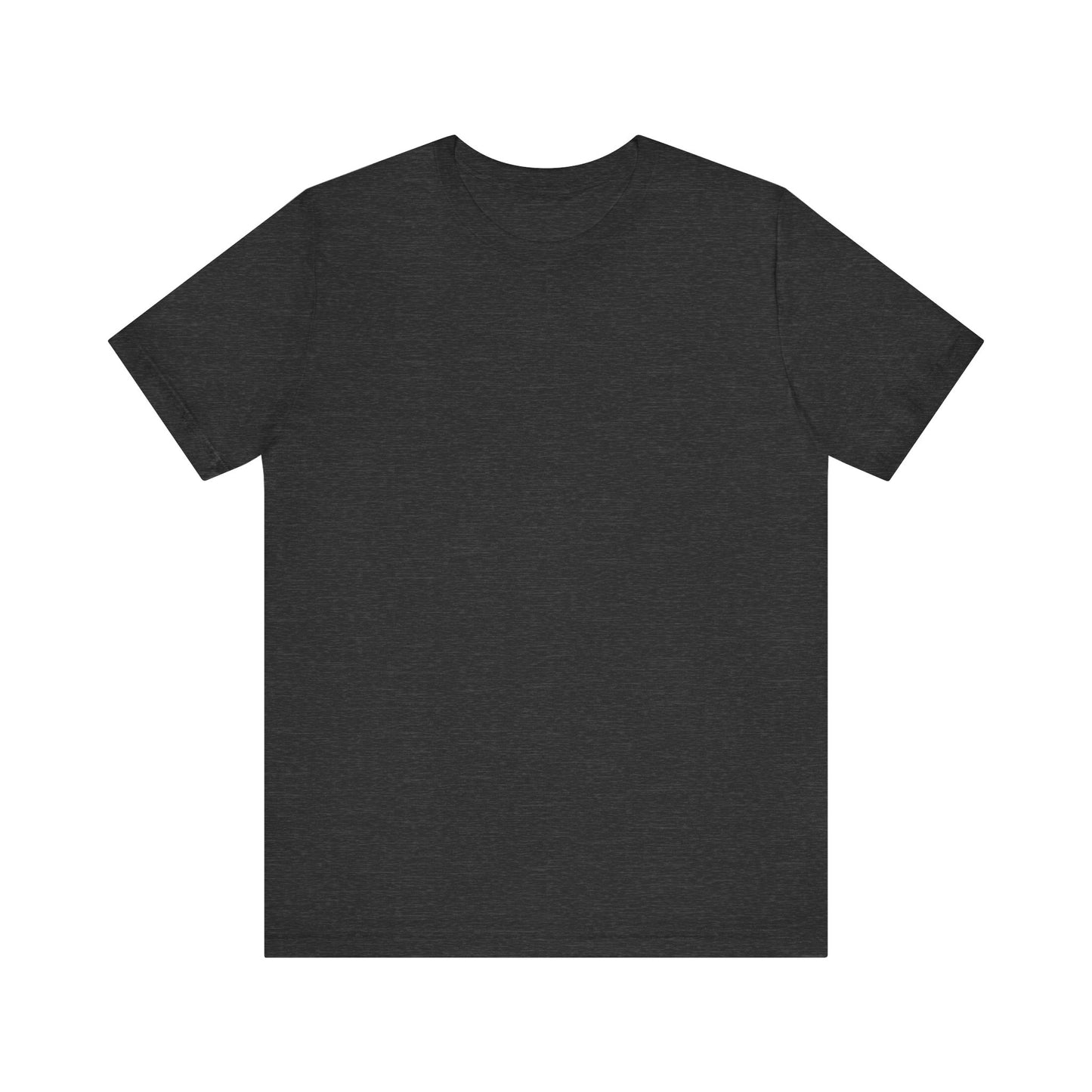 Unisex Dark Heather Grey Light Blend Jersey Short Sleeve T Shirt