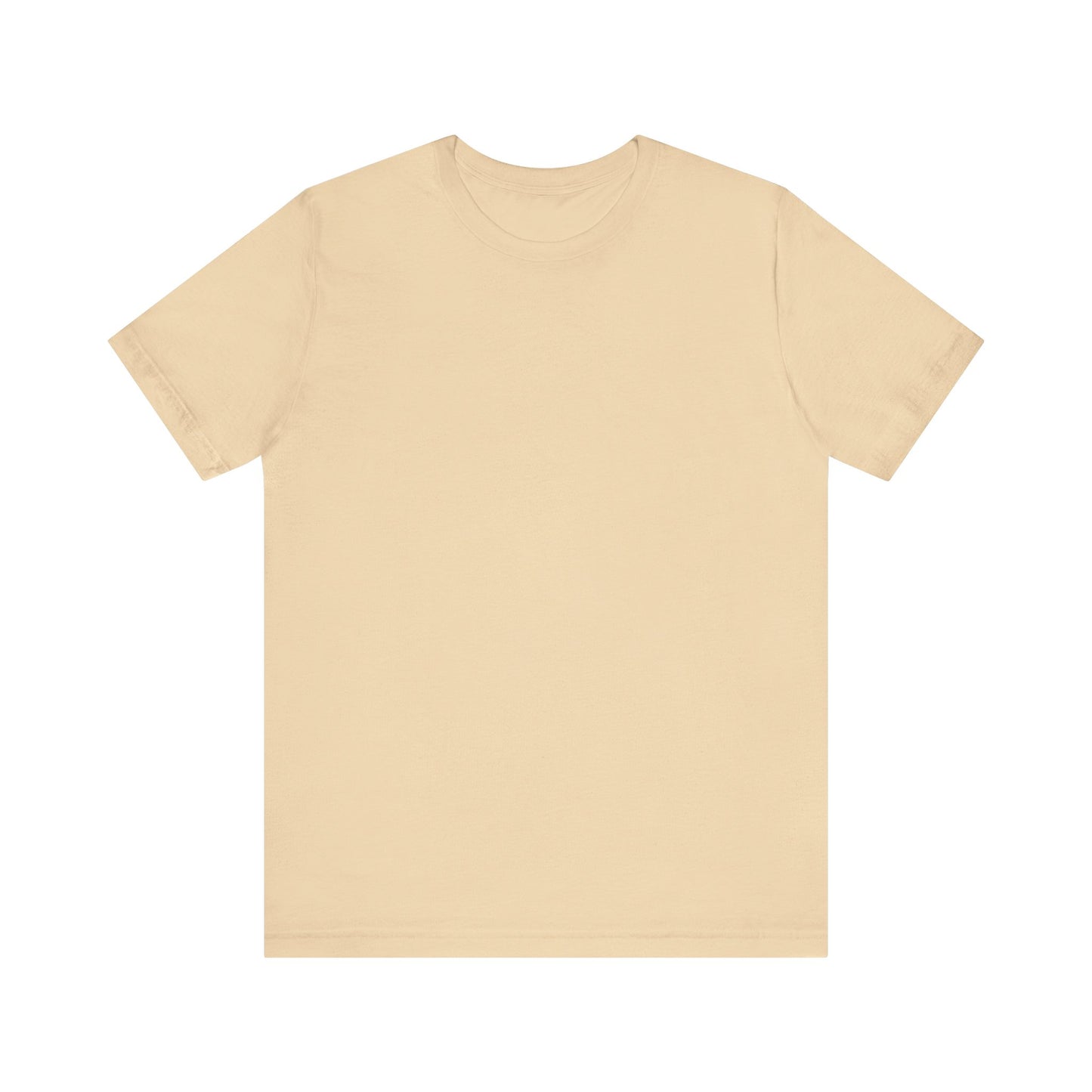 Unisex Soft Cream Brown Light Blend Jersey Short Sleeve T Shirt