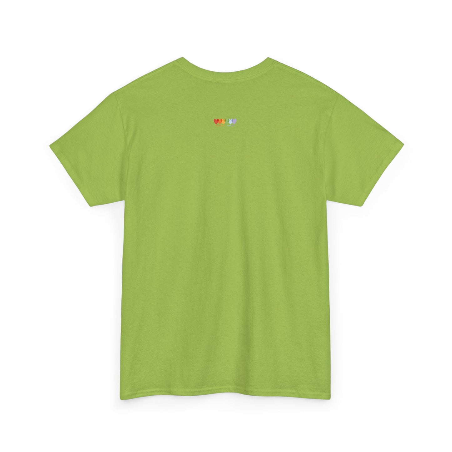 Unisex Kiwi Green Medium Blend Cotton Short Sleeve T Shirt