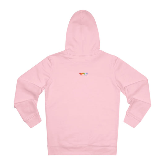 Unisex Cotton Pink Organic Heavy Blend Cruiser Hoodie