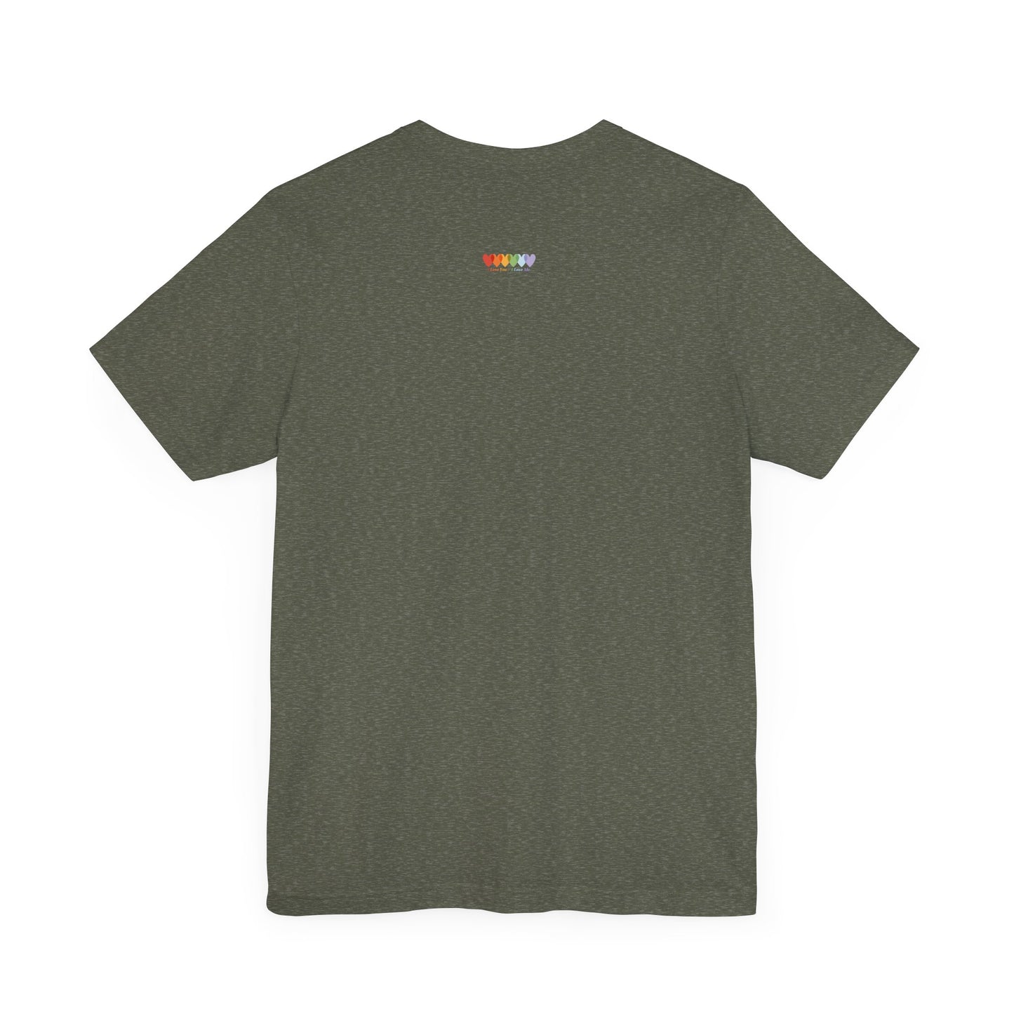 Unisex Heather Military Green Light Blend Jersey Short Sleeve T Shirt