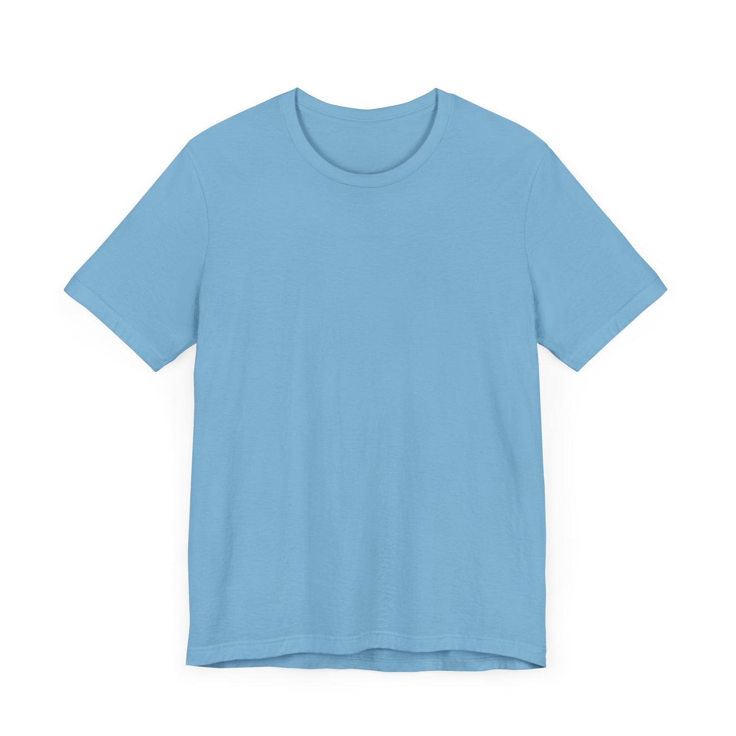 Unisex Ocean Blue Light Blend Jersey Short Sleeve T Shirt