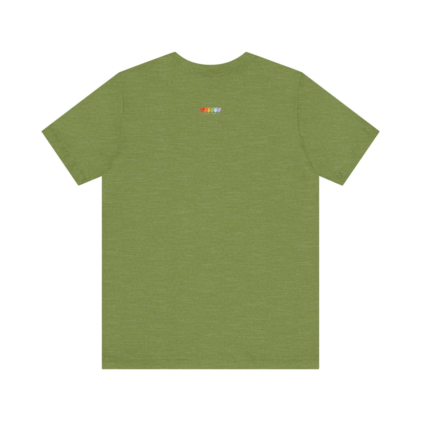 Unisex Heather Leaf Green Light Blend Jersey Short Sleeve T Shirt