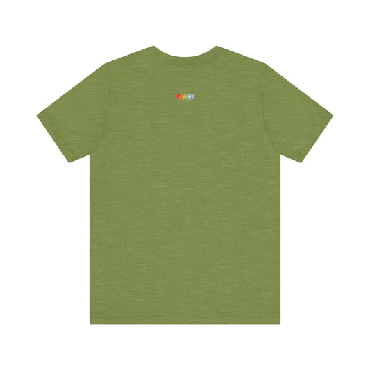 Unisex Heather Leaf Green Light Blend Jersey Short Sleeve T Shirt