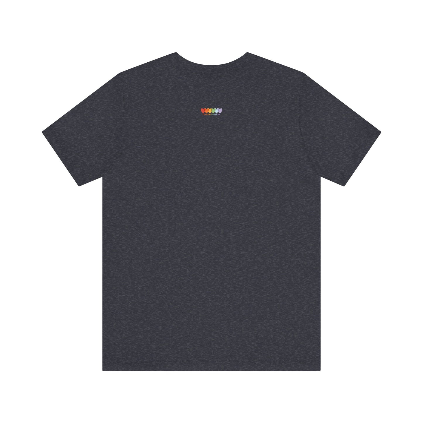Unisex Heather Navy Blue Light Blend Jersey Short Sleeve T Shirt