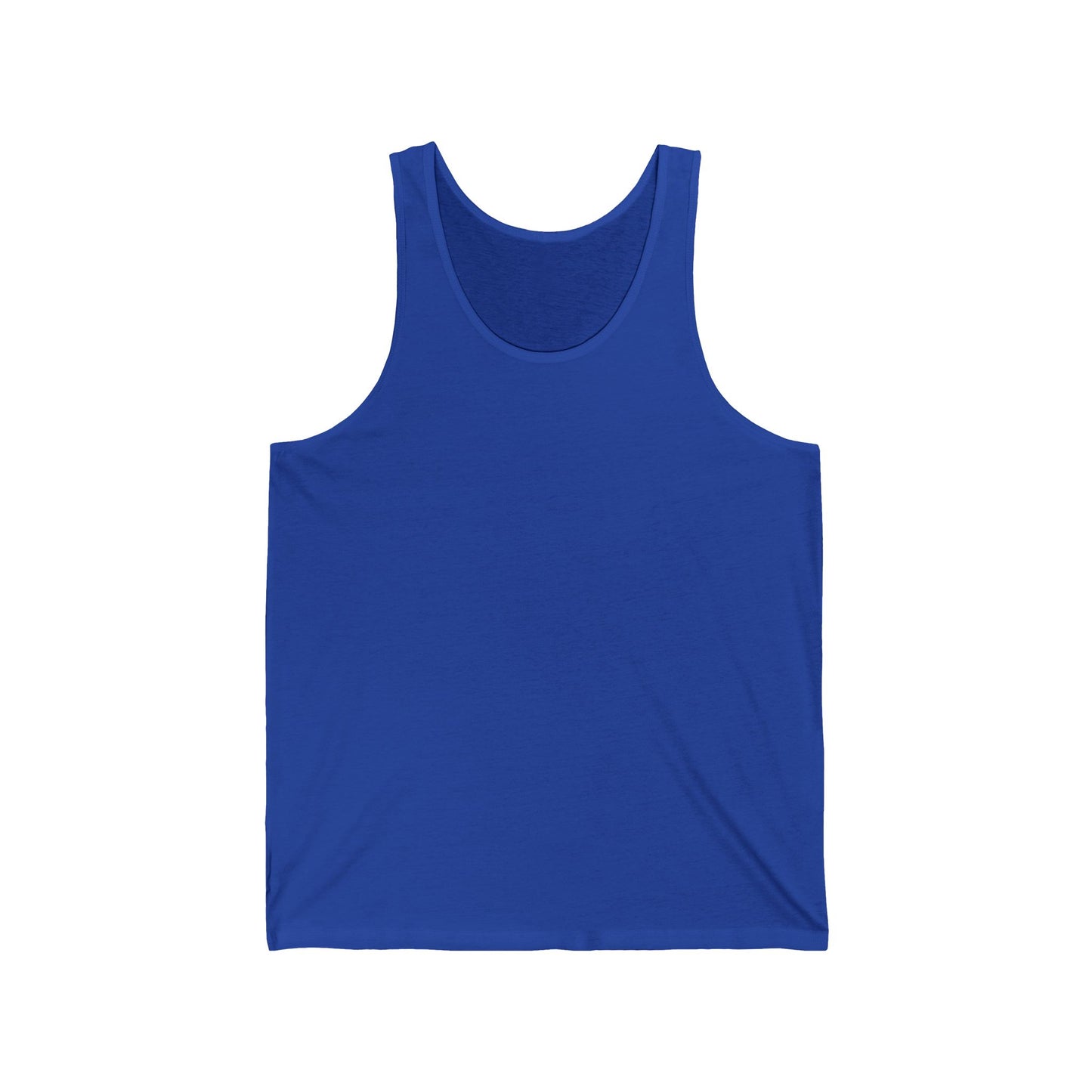 Unisex Royal Blue Extra Light Blend Jersey Tank Top