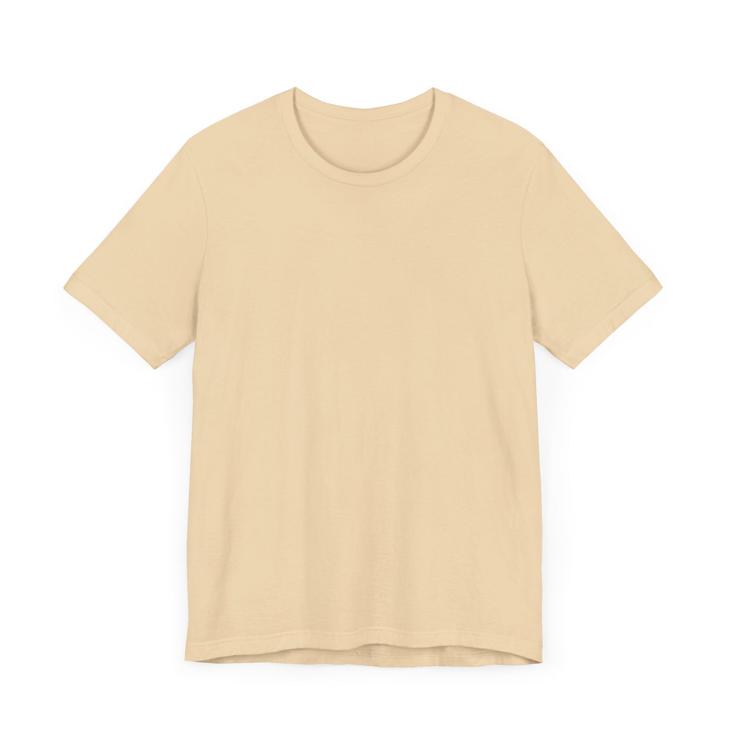 Unisex Soft Cream Brown Light Blend Jersey Short Sleeve T Shirt