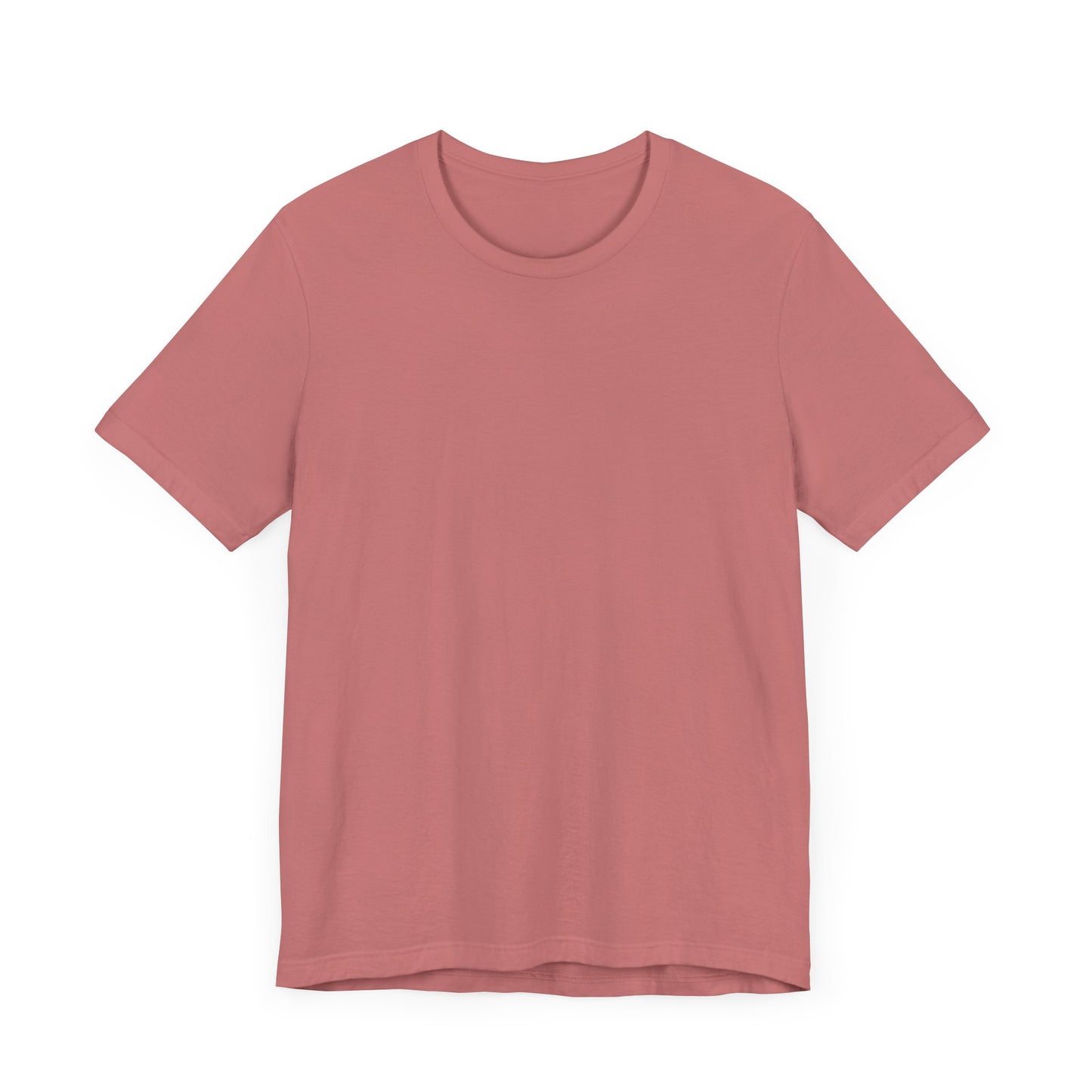 Unisex Dusty Mauve Light Blend Jersey Short Sleeve T Shirt