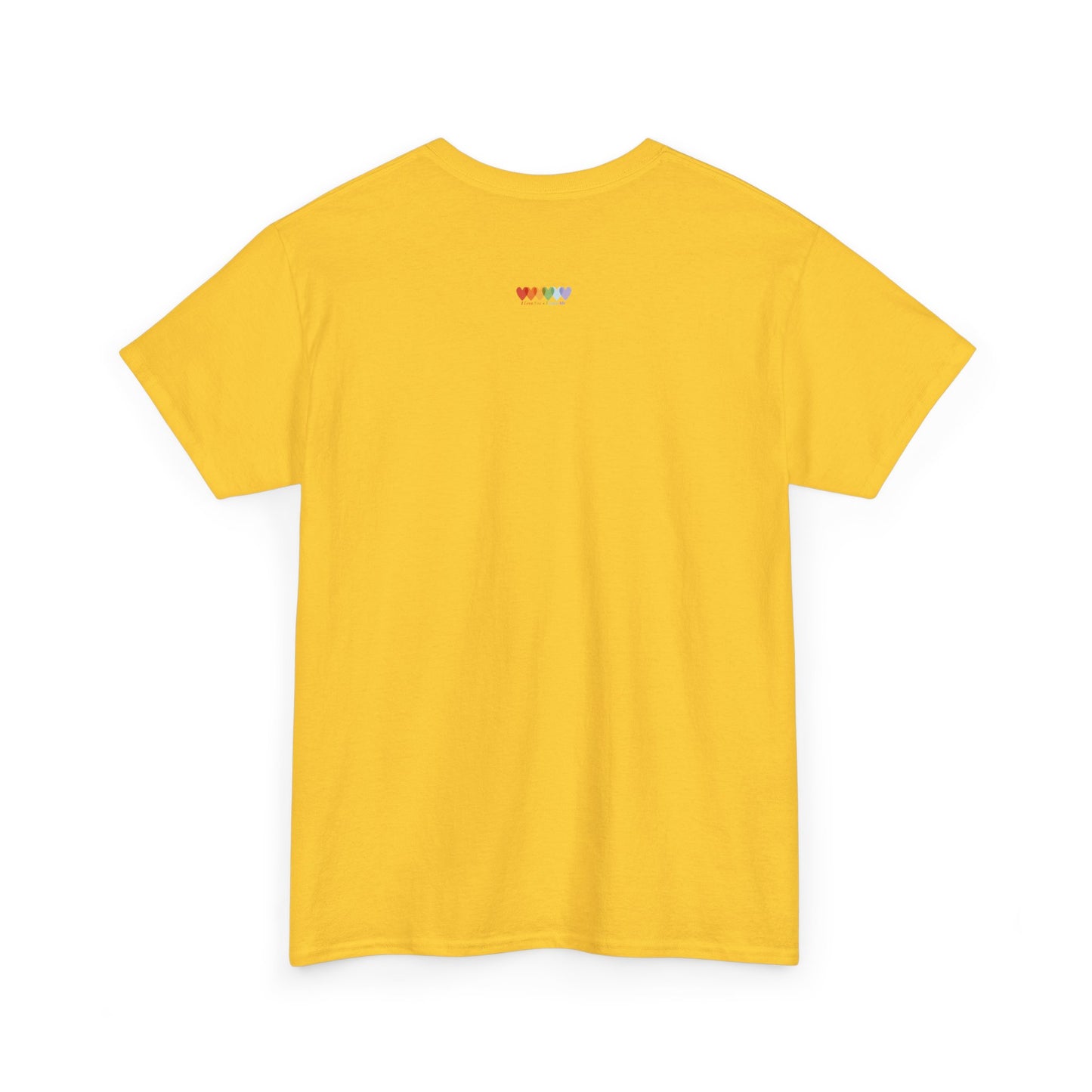 Unisex Daisy Yellow Medium Blend Cotton Short Sleeve T Shirt