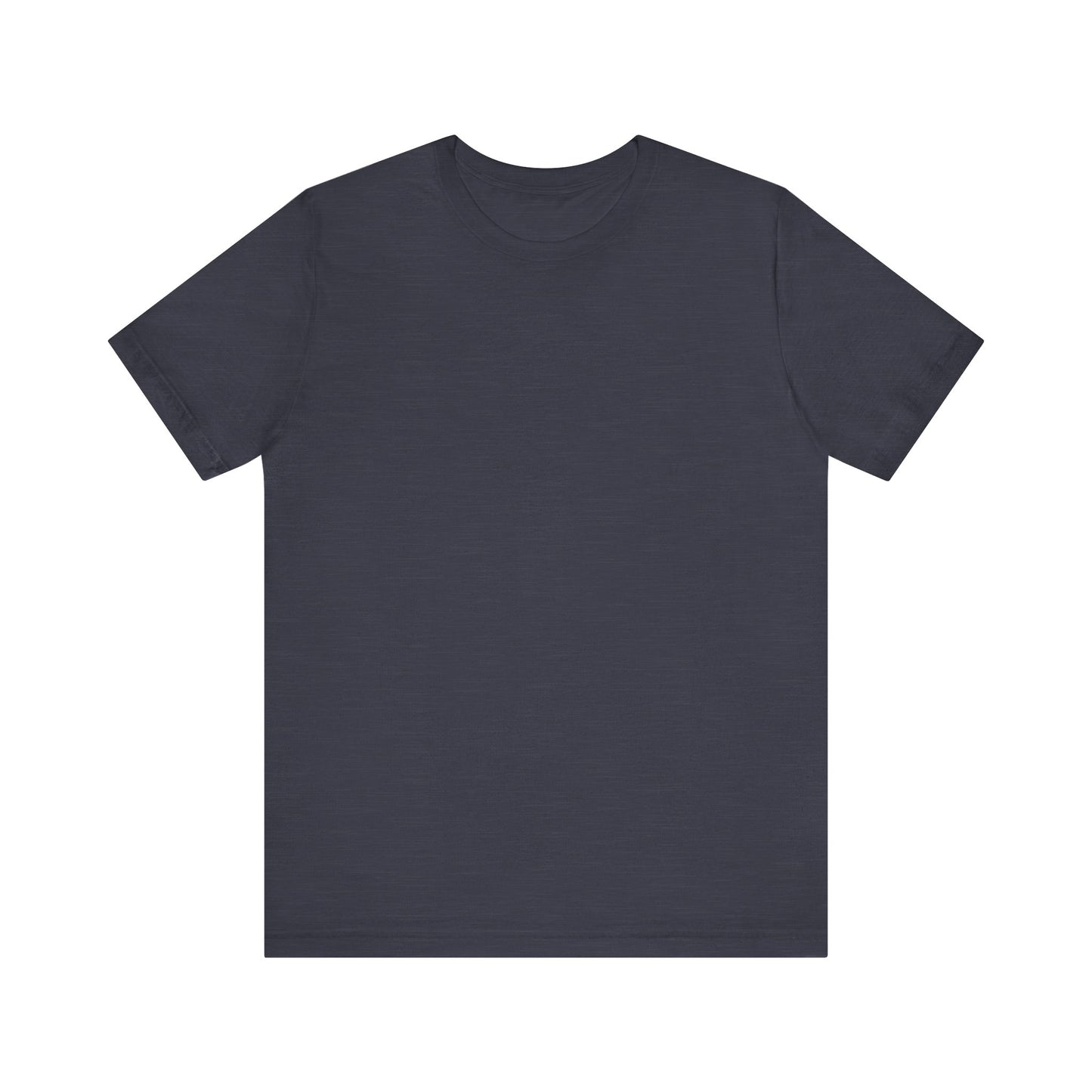 Unisex Heather Midnight Navy Blue Light Blend Jersey Short Sleeve T Shirt
