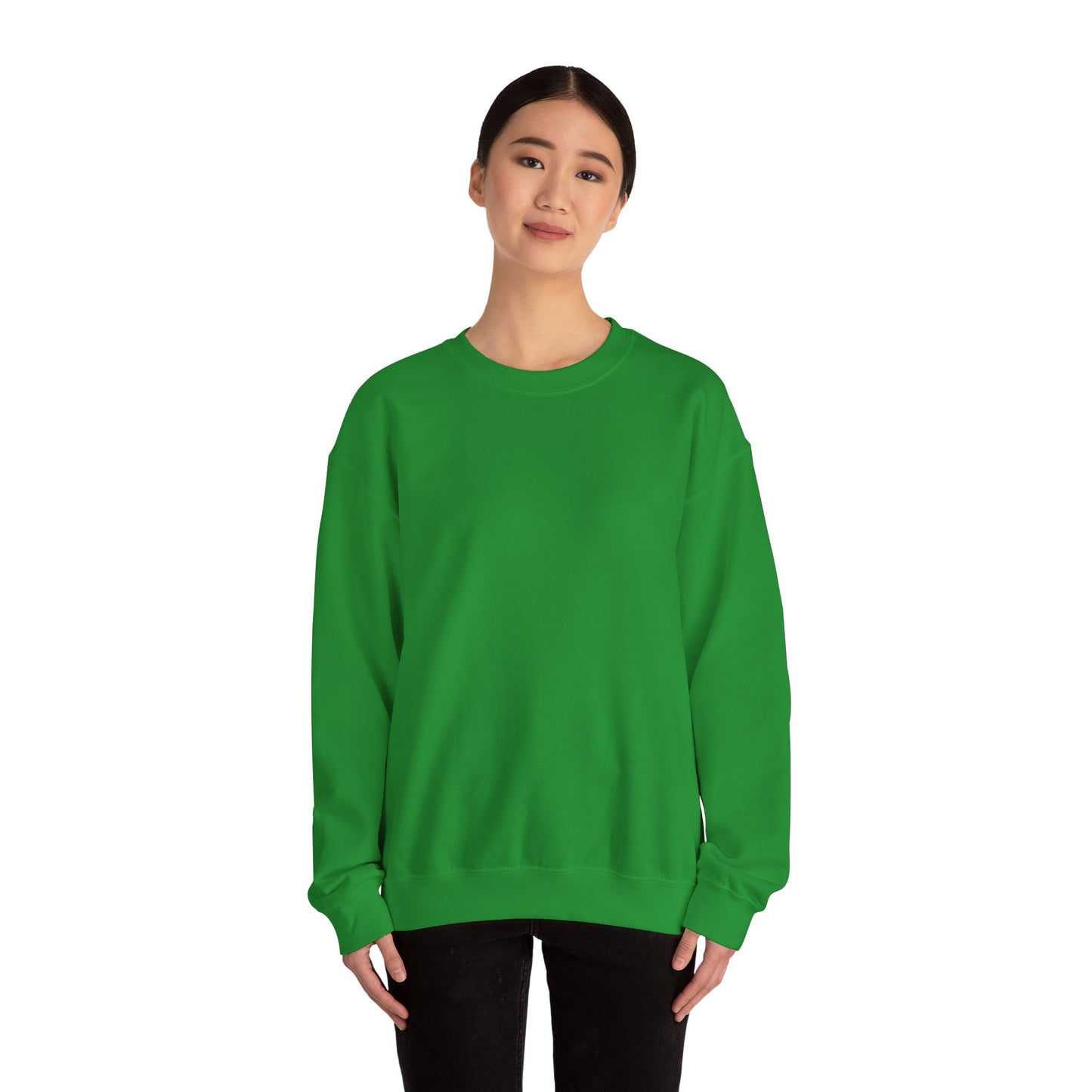 Unisex Cats Eye Green Medium Heavy Blend ™ Crewneck Sweatshirt