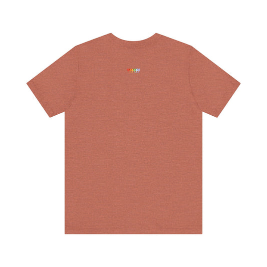 Unisex Heather Clay Brown Light Blend Jersey Short Sleeve T Shirt