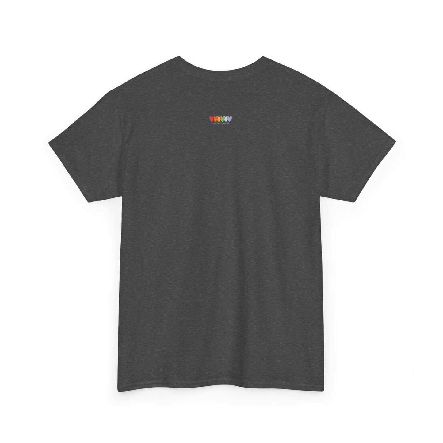 Unisex Dark Heather Grey Medium Blend Cotton Short Sleeve T Shirt