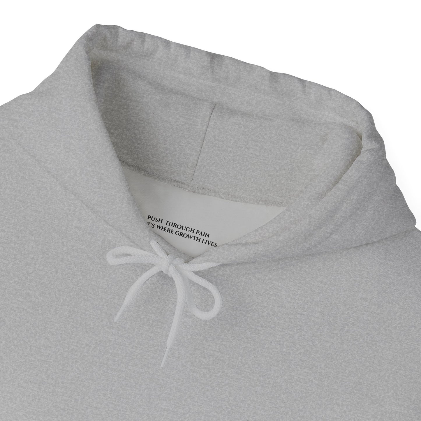 Push Through Pain That's Where Growth Lives - Unisex Heavy Blend™ Hooded Sweatshirt