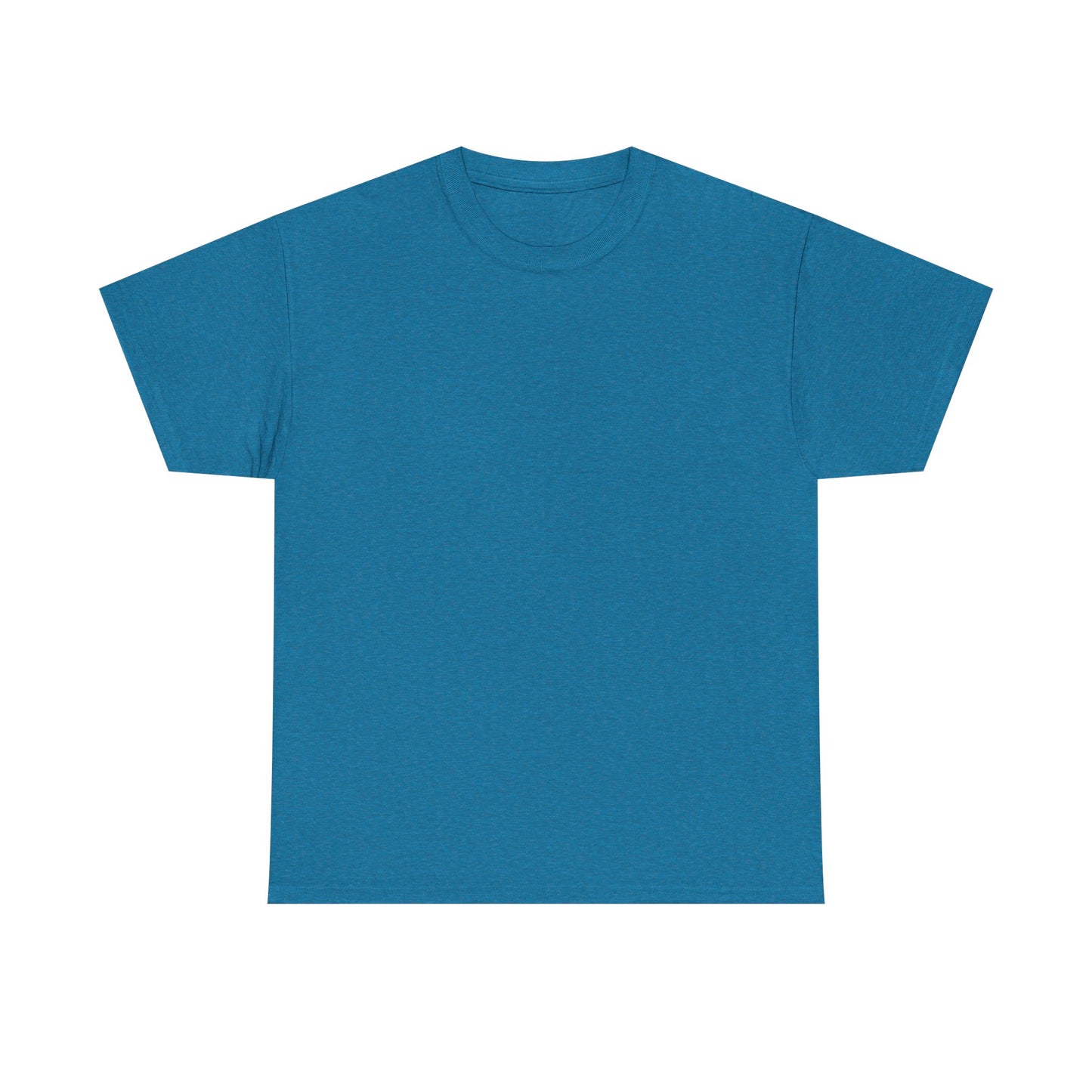 Unisex Antique Sapphire Blue Medium Blend Cotton Short Sleeve T Shirt