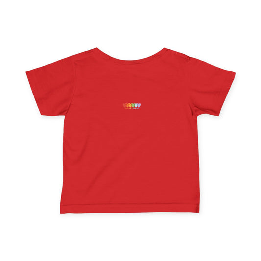 Baby Fine Jersey Fire Red Tee