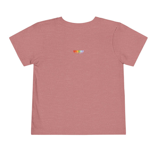 Toddler's Heather Mauve Short Sleeve Light Blend T Shirt