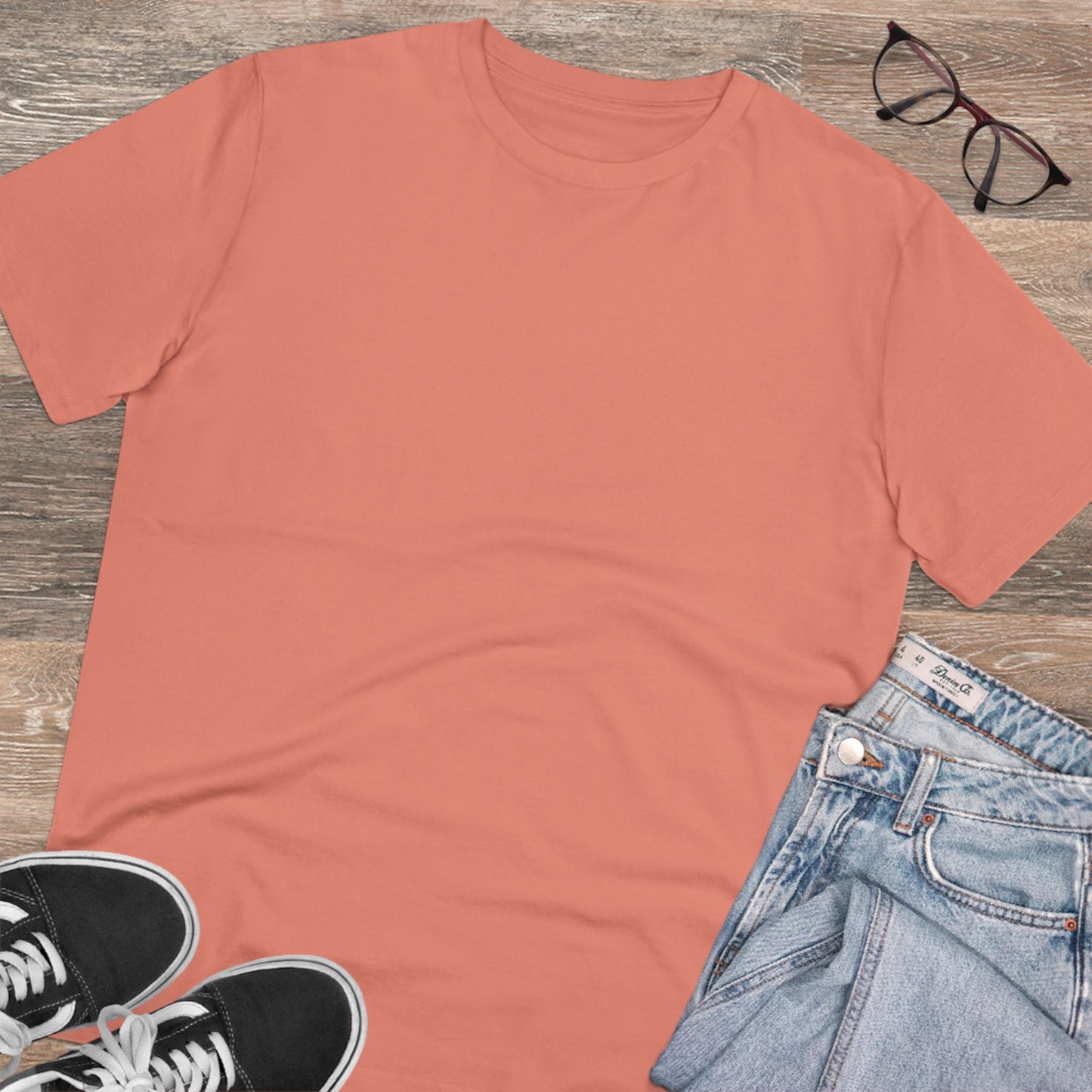 Unisex Rose Clay Pink Organic Creator T Shirt