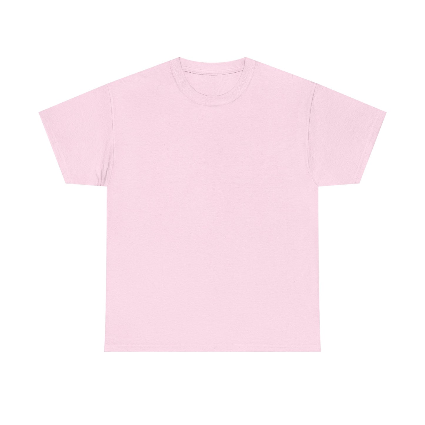 Unisex Ice Cream Pink Medium Blend Cotton Short Sleeve T Shirt