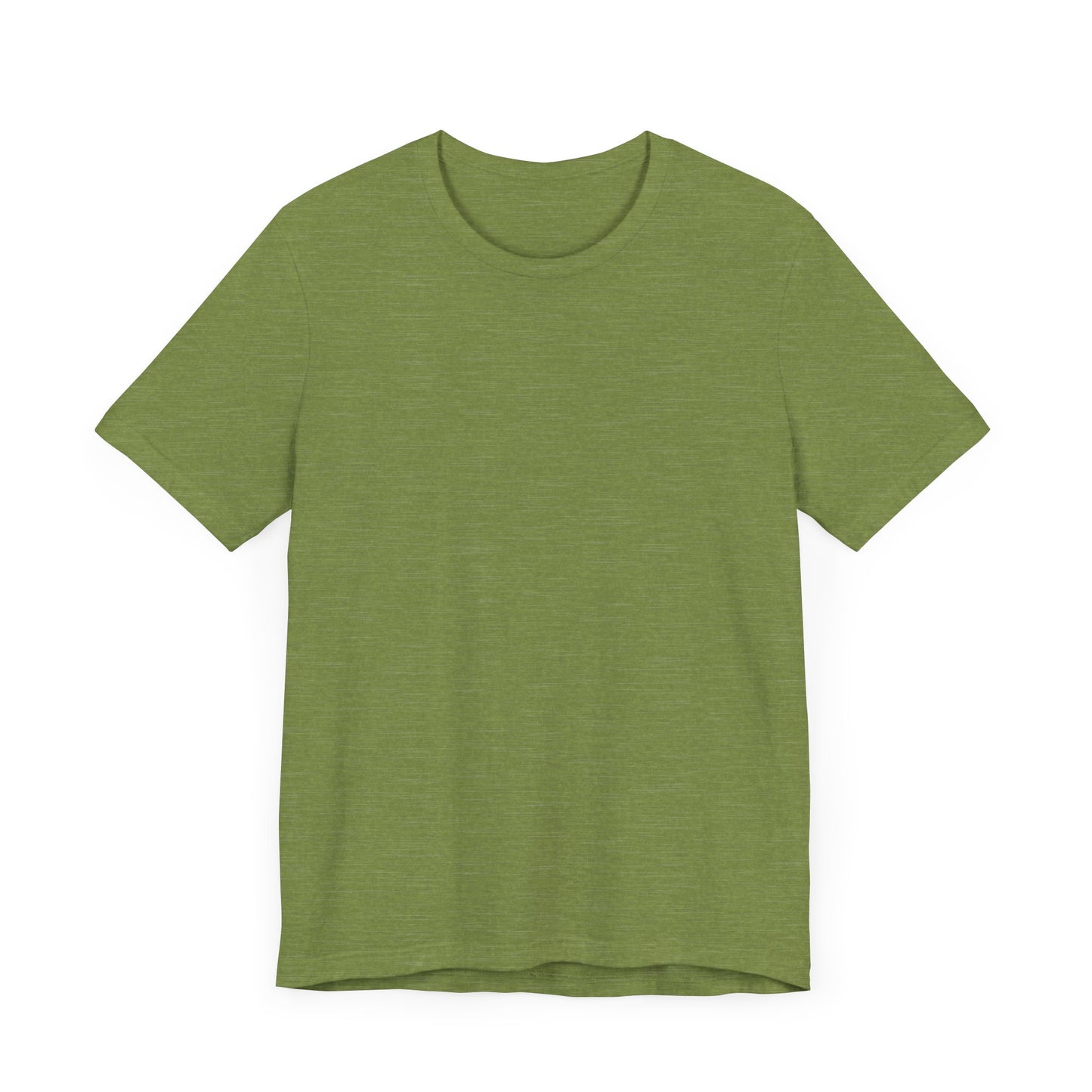 Unisex Heather Leaf Green Light Blend Jersey Short Sleeve T Shirt