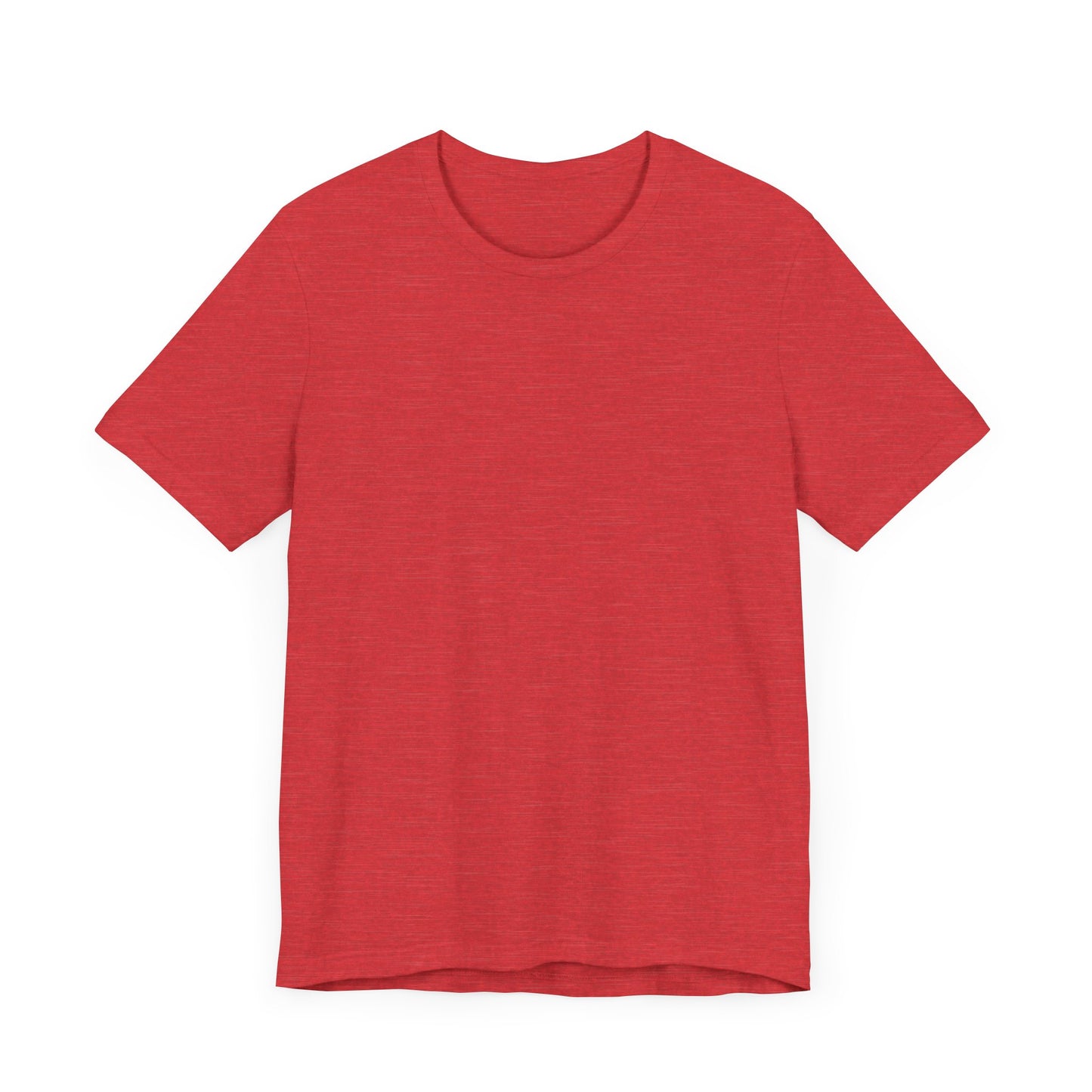 Unisex Heather Red Light Blend Jersey Short Sleeve T Shirt