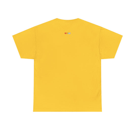 Unisex Daisy Yellow Medium Blend Cotton Short Sleeve T Shirt