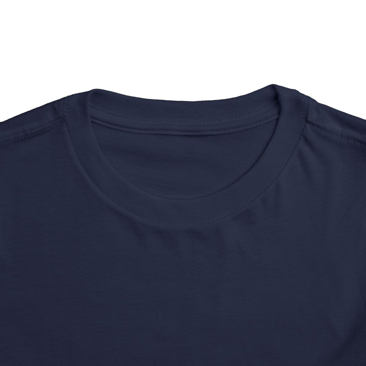 Toddler's Navy Blue Short Sleeve Light Blend T Shirt