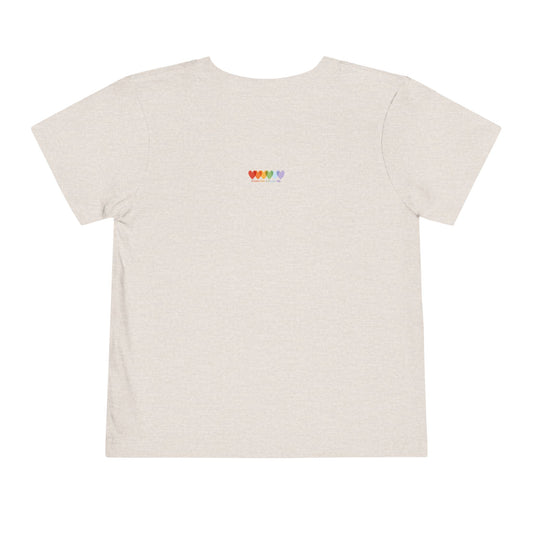Toddler's Heather Dust Brown Short Sleeve Light Blend T Shirt