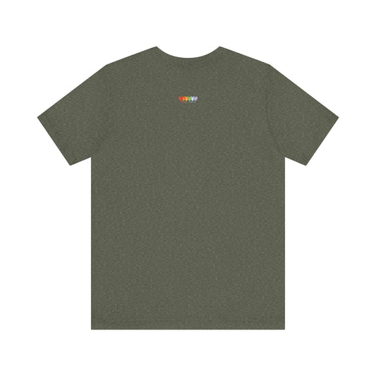 Unisex Heather Military Green Light Blend Jersey Short Sleeve T Shirt