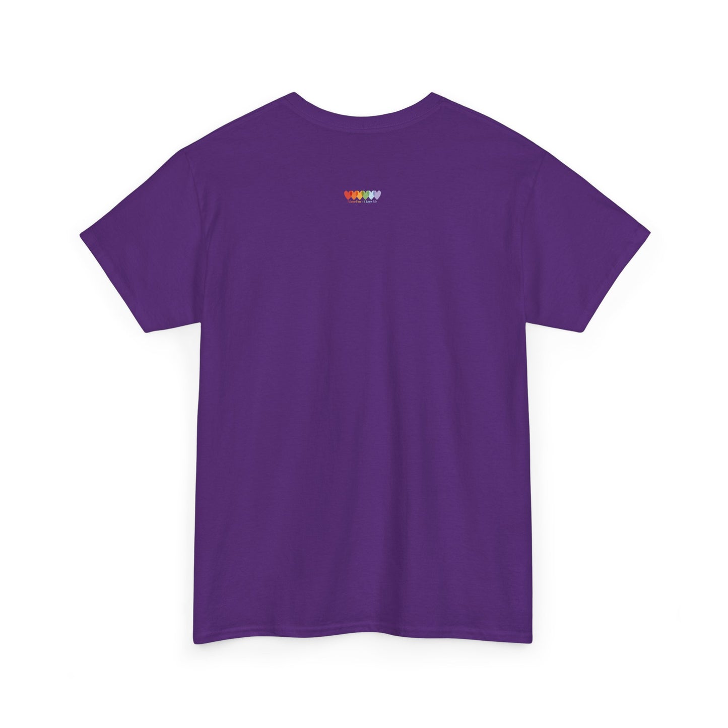 Unisex Amethyst Purple Medium Blend Cotton Short Sleeve T Shirt