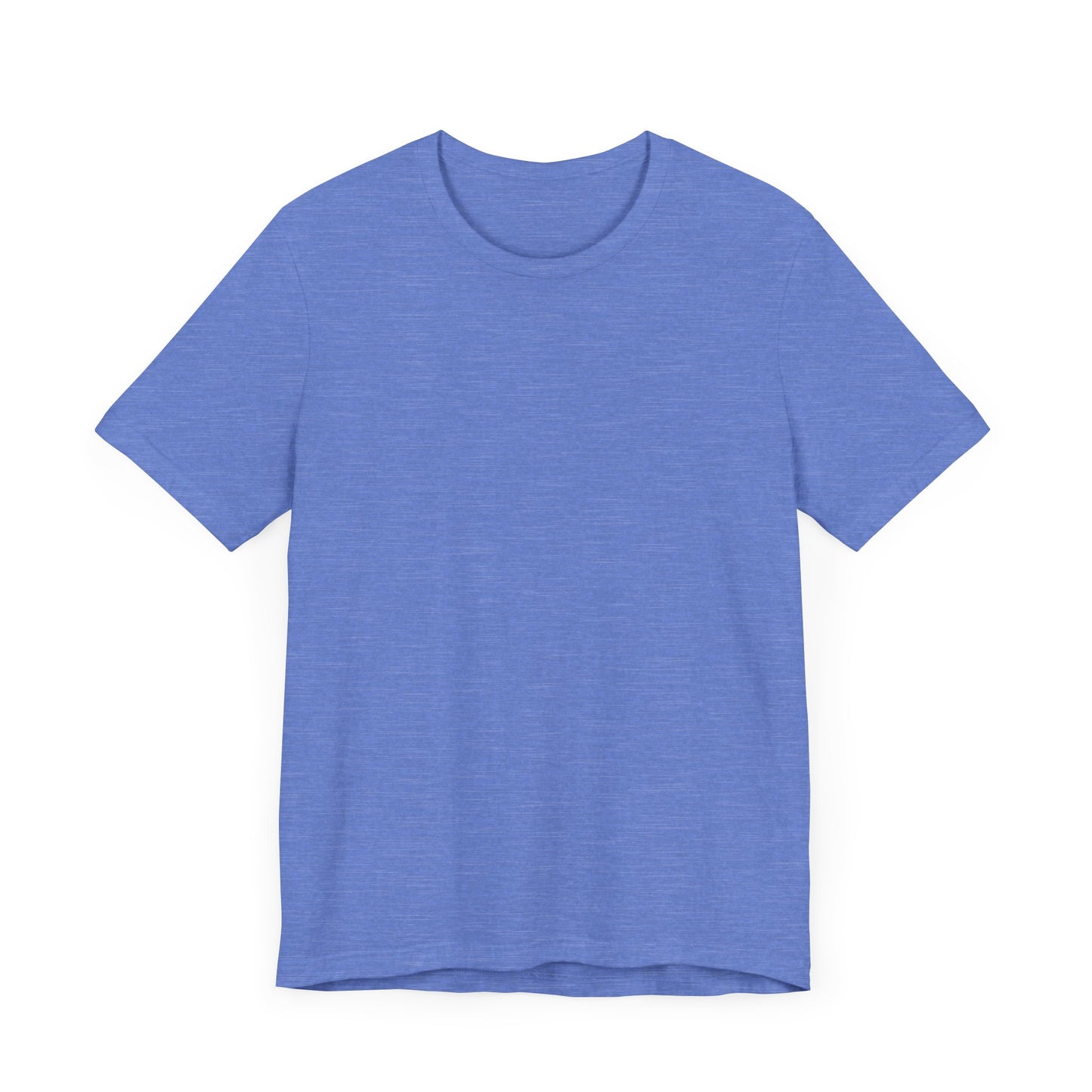Unisex Heather Columbia Blue Light Blend Jersey Short Sleeve T Shirt