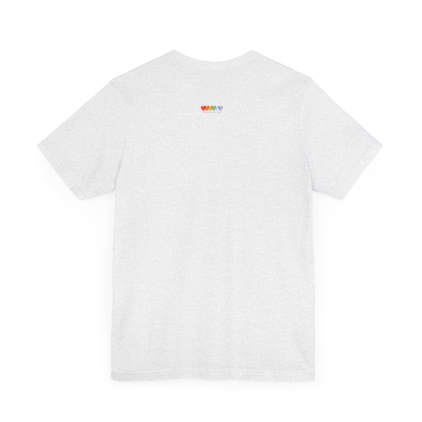 Unisex Ash White Light Blend Jersey Short Sleeve T Shirt
