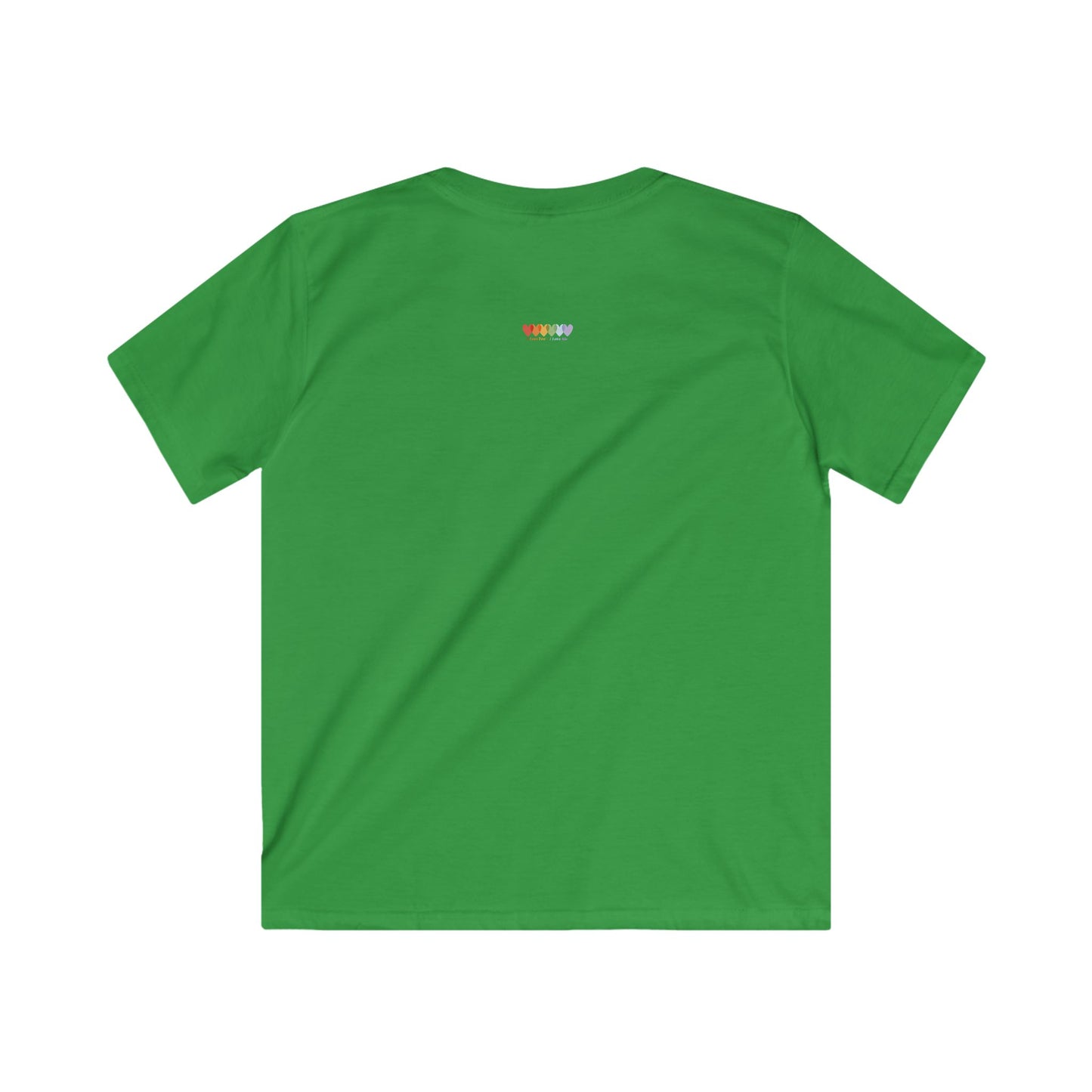 Childrens Leaf Green Light Blend Softstyle T Shirt